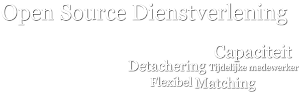 OpenSesame ICT: Open Source dienstverlening image: Opensource dienstverlening tekst